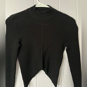 Forever 21 Black Ribbed Top